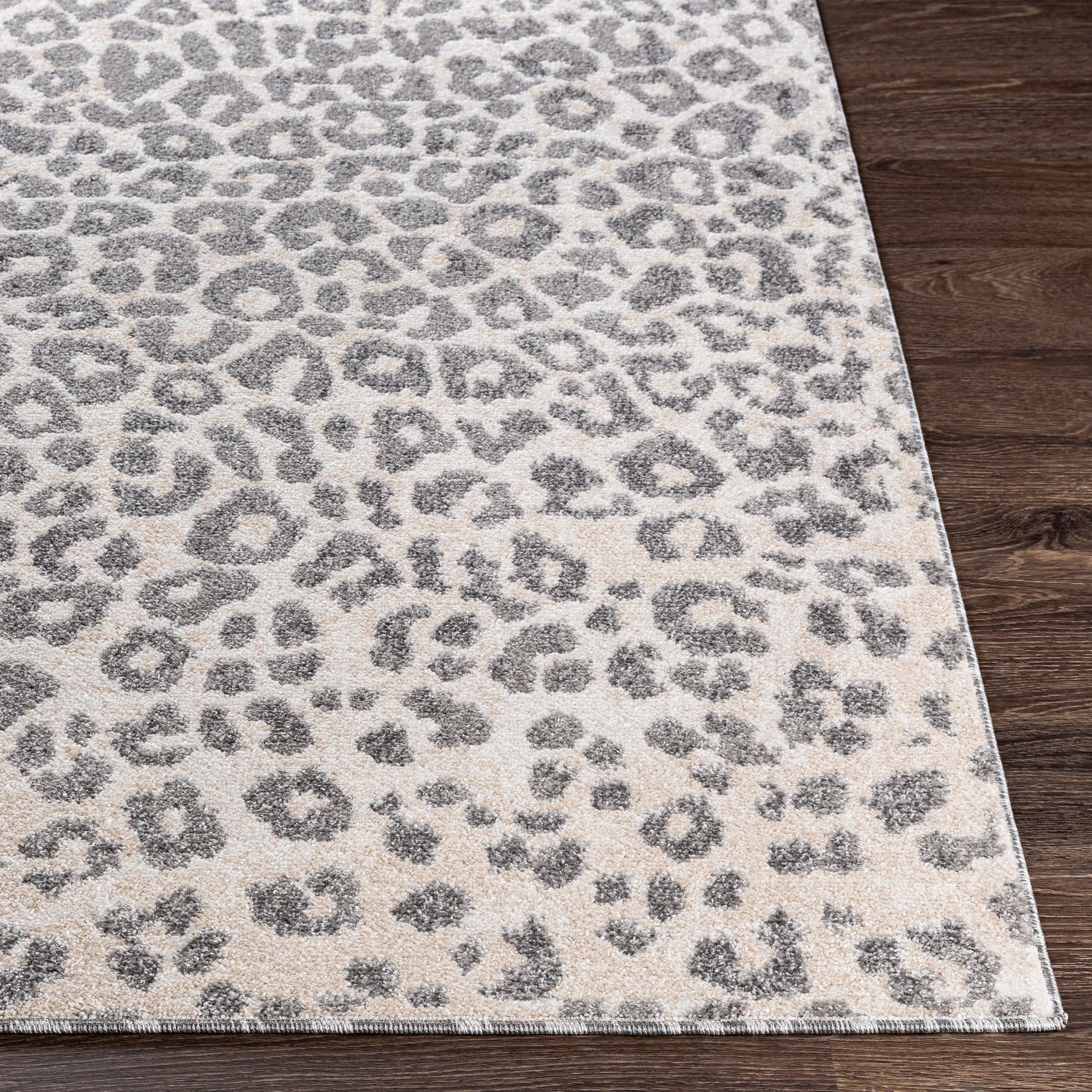 Surya Positano Psn-2305 Charcoal, Medium Gray, Light Gray, Ivory Area Rug