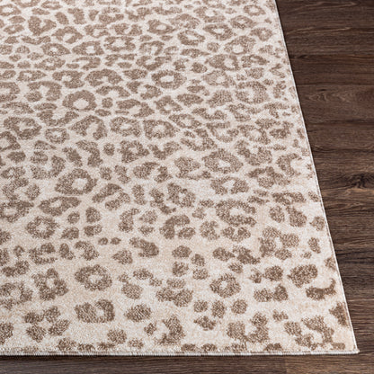 Surya Positano Psn-2306 Camel, White, Ivory, Dark Brown Area Rug