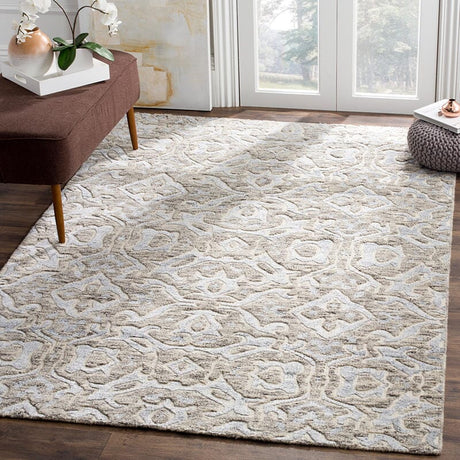 Safavieh Paseo Pso138F Grey / Cream Rugs.