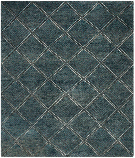 Safavieh Paseo Pso139H Charcoal / Blue Rugs.