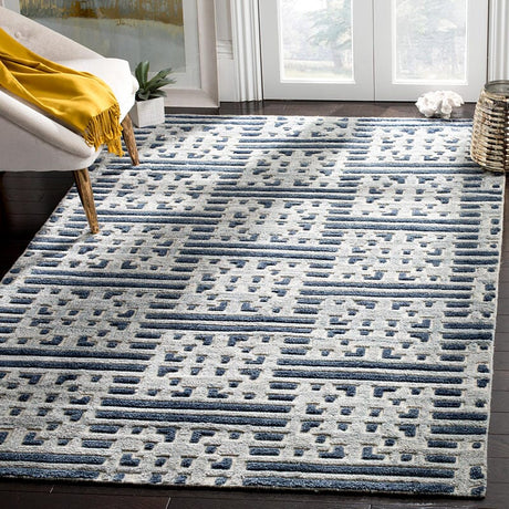 Safavieh Paseo Pso144M Blue / Grey Rugs.