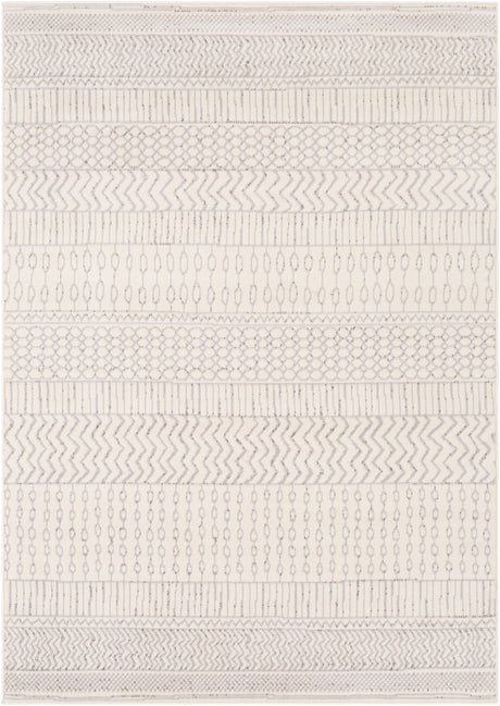 Surya Pisa Pss-2301 Medium Gray, Ivory, Light Gray Rugs.