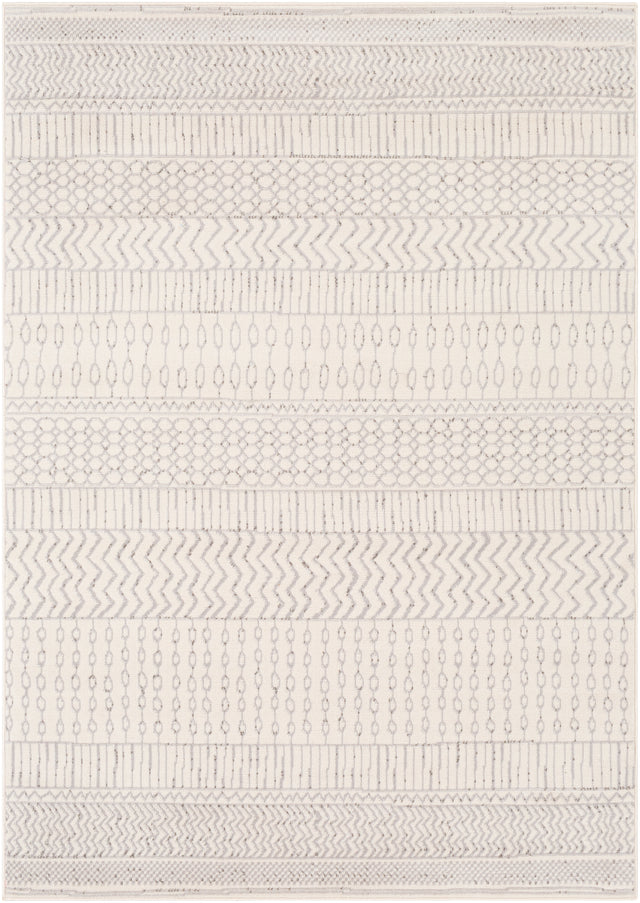 Surya Pisa Pss-2301 Medium Gray, Ivory, Light Gray Rugs.