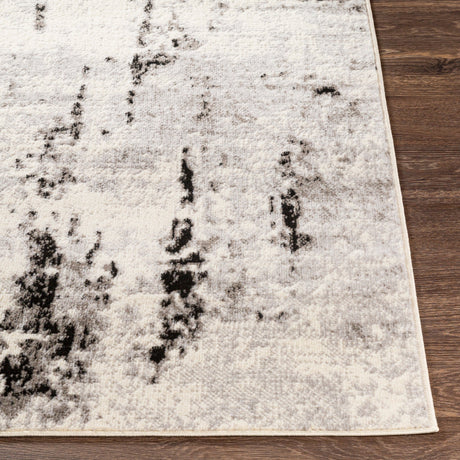 Surya Pisa Pss-2303 Medium Gray, Black, Ivory, Light Gray Rugs.