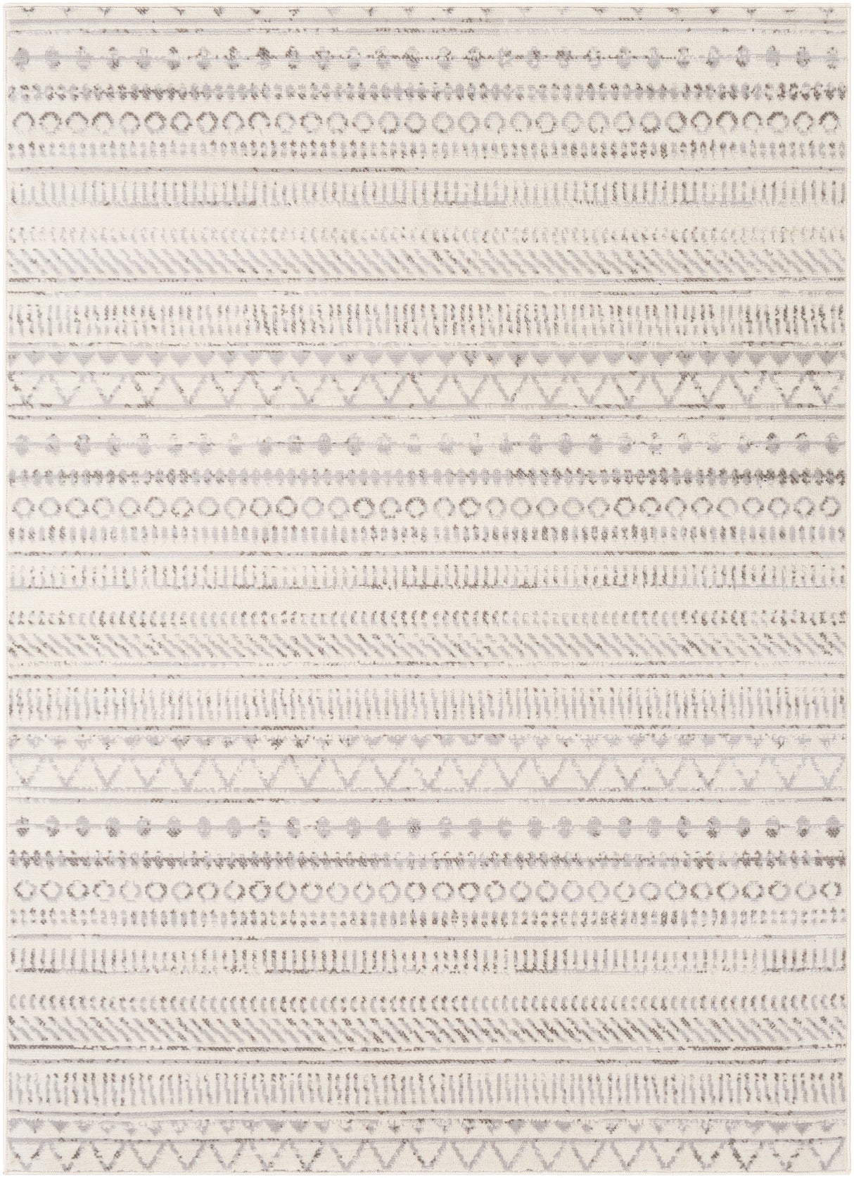 Surya Pisa Pss-2304 Medium Gray, Ivory, Light Gray Rugs.