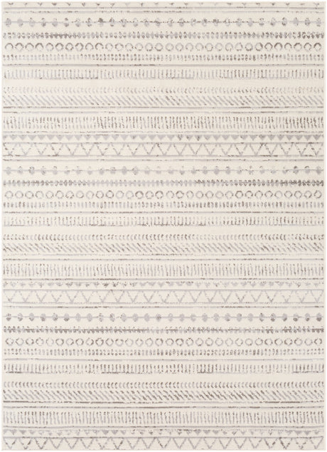 Surya Pisa Pss-2304 Medium Gray, Ivory, Light Gray Rugs.