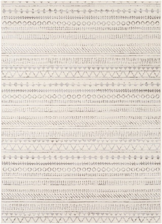 Surya Pisa Pss-2304 Medium Gray, Ivory, Light Gray Rugs.