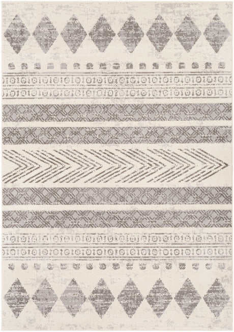 Surya Pisa Pss-2306 Medium Gray, Light Gray, Ivory Rugs.