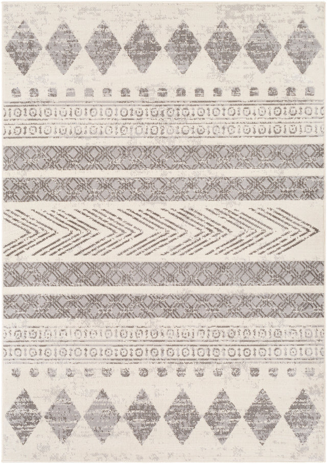 Surya Pisa Pss-2306 Medium Gray, Light Gray, Ivory Rugs.