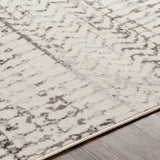 Surya Pisa Pss-2310 Medium Gray, Black, Light Gray, Ivory Rugs.