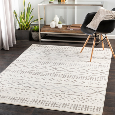 Surya Pisa Pss-2311 Medium Gray, Ivory, Light Gray Rugs.