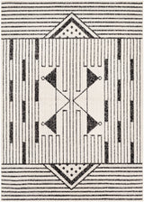 Surya Pisa Pss-2316 Black, Medium Gray, Ivory, Light Gray Rugs.