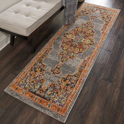 Nourison Passionate Pst01 Grey Area Rug