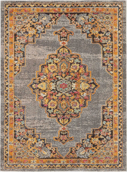 Nourison Passionate Pst01 Grey Area Rug