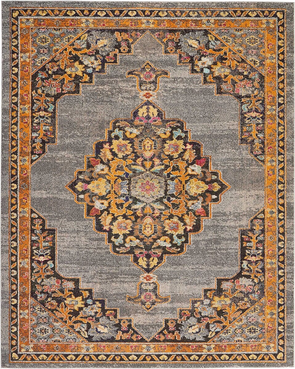 Nourison Passionate Pst01 Grey Area Rug