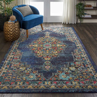 Nourison Passionate Pst01 Navy Area Rug