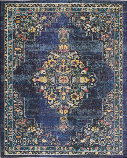 Nourison Passionate Pst01 Navy Area Rug