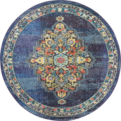 Nourison Passionate Pst01 Navy Area Rug