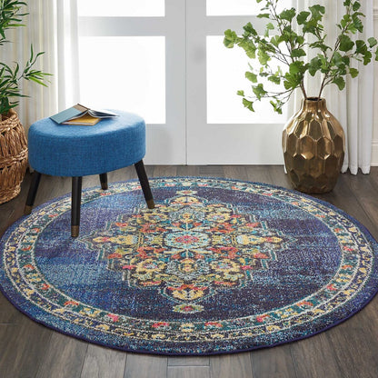 Nourison Passionate Pst01 Navy Area Rug