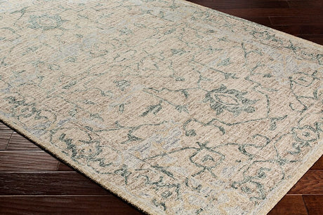 Surya Piastrella Pst-2303 Dark Green, Sage, Medium Gray Rugs.