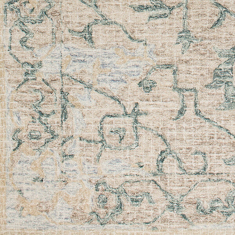 Surya Piastrella Pst-2303 Dark Green, Sage, Medium Gray Rugs.