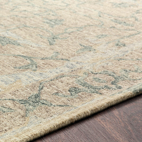 Surya Piastrella Pst-2303 Dark Green, Sage, Medium Gray Rugs.