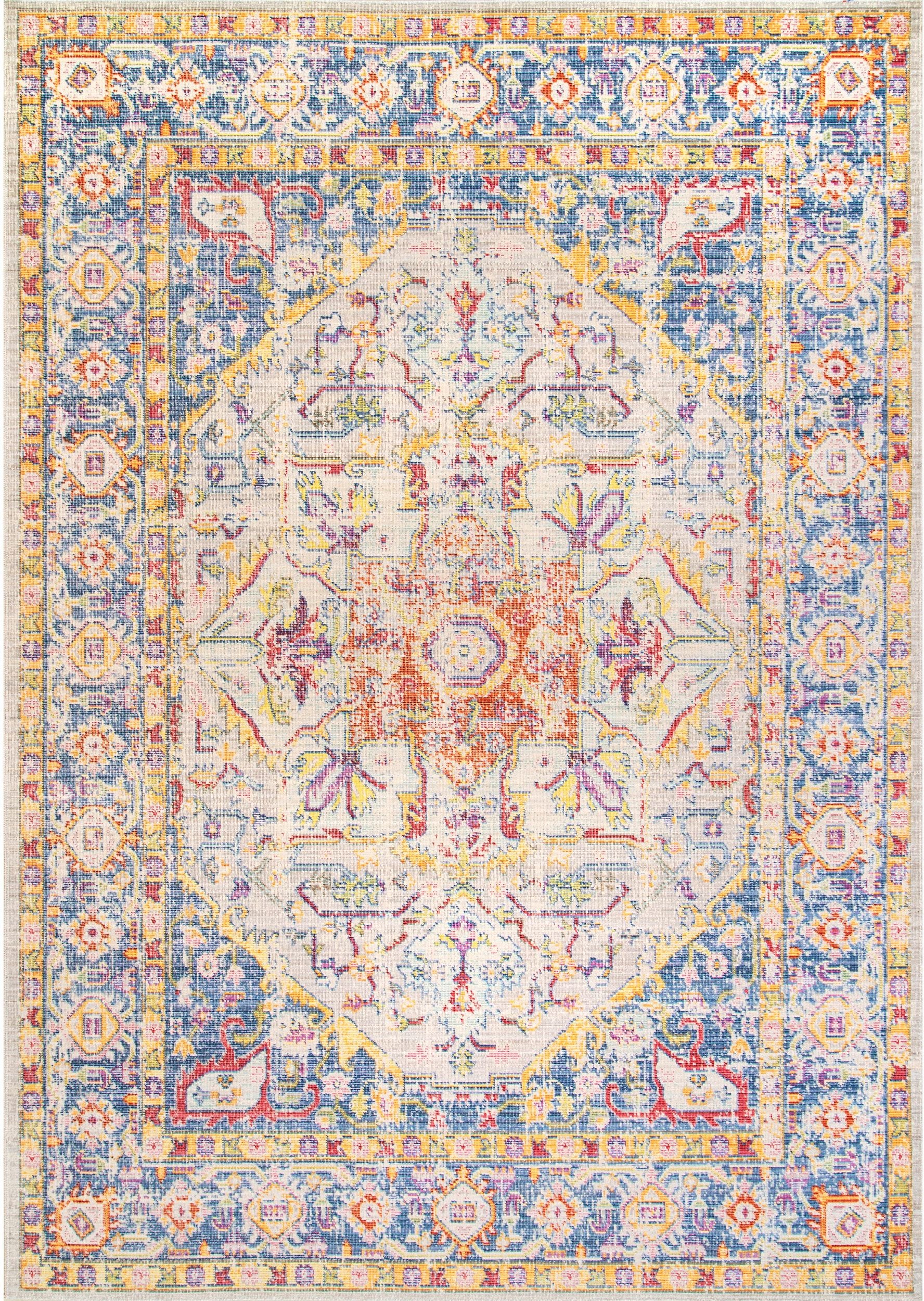 Nuloom Vintage Isabelle Nvi3046A Blue Area Rug