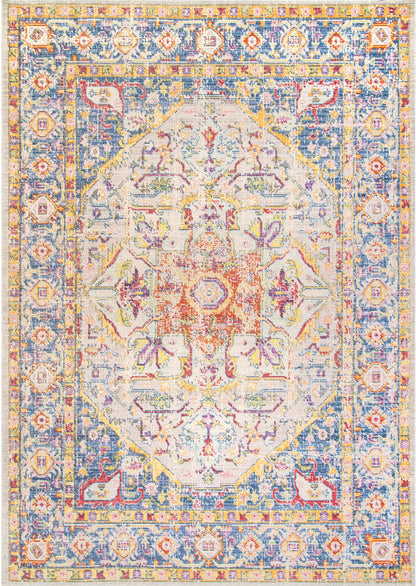 Nuloom Vintage Isabelle Nvi3046A Blue Area Rug