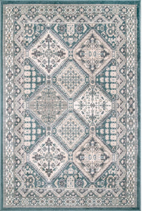 Nuloom Becca Tiled Nbe2896B Blue Area Rug