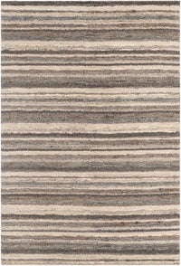 Surya Petra Ptr-2300 Charcoal, Medium Gray, Light Gray, Tan Area Rug