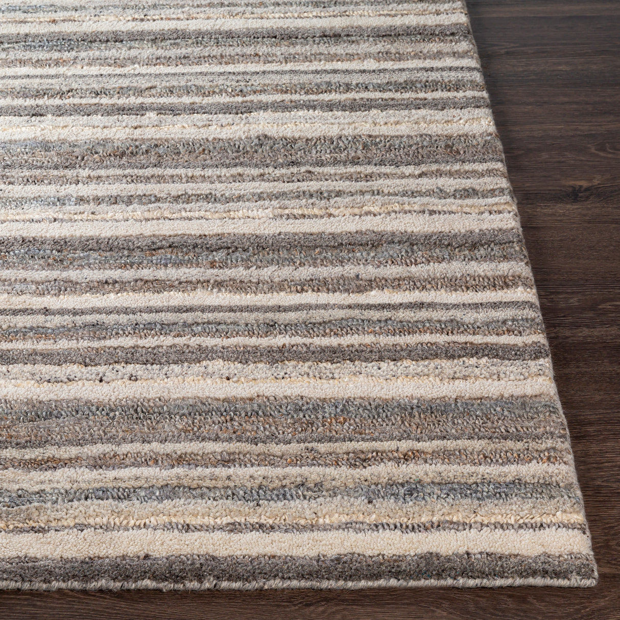 Surya Petra Ptr-2300 Charcoal, Medium Gray, Light Gray, Tan Rugs.