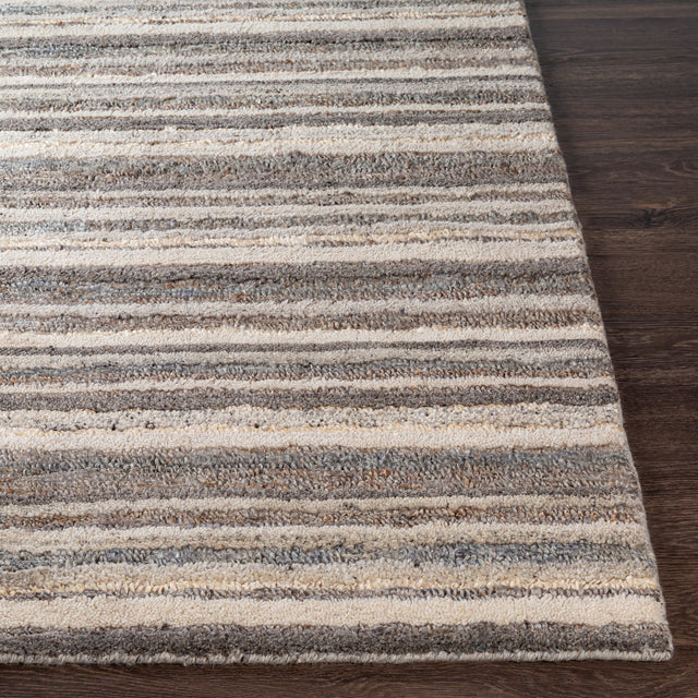 Surya Petra Ptr-2300 Charcoal, Medium Gray, Light Gray, Tan Rugs.