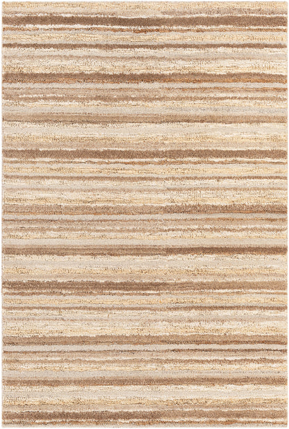 Surya Petra Ptr-2301 Dark Brown, Tan, Beige, Cream Area Rug