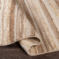 Surya Petra Ptr-2301 Dark Brown, Tan, Beige, Cream Area Rug