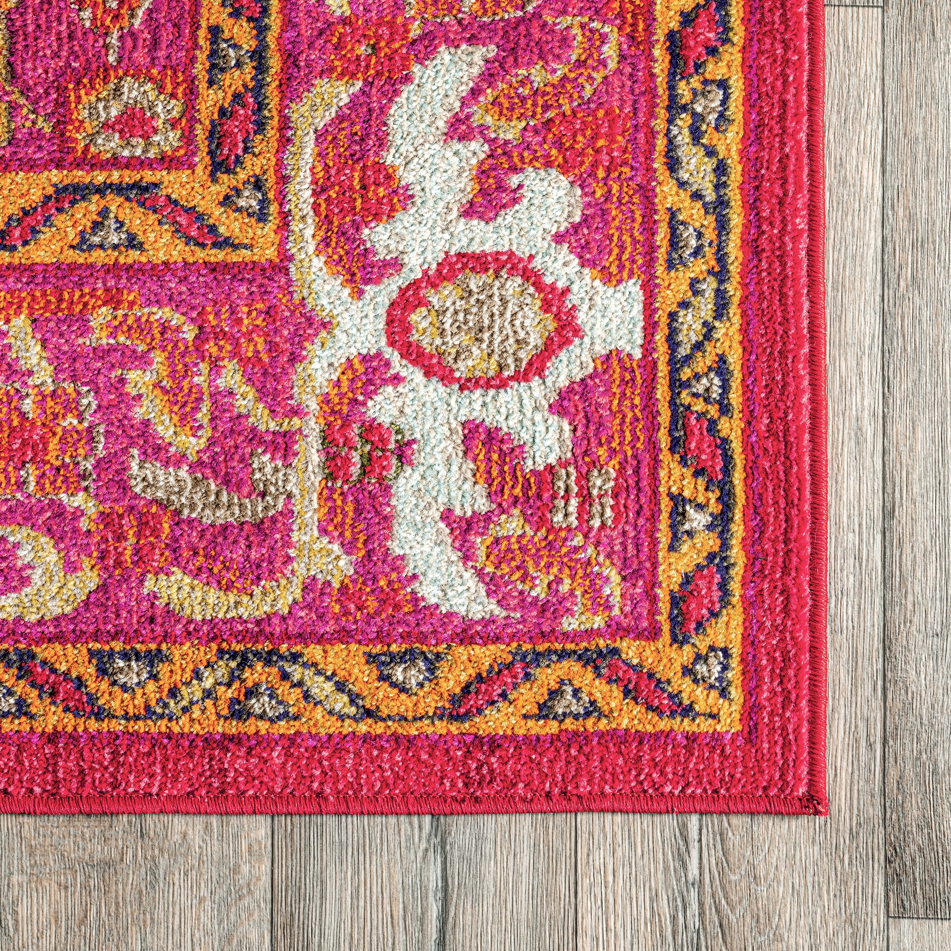 Nuloom Vintage Mackenzie Nvi2239C Violet Pink Area Rug