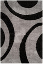 Safavieh Portofino Shag Pts213C Grey / Black Rugs.