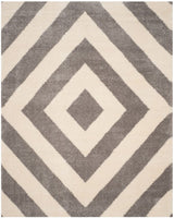 Safavieh Portofino Shag Pts217A Ivory / Grey Rugs.