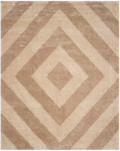 Safavieh Portofino Shag Pts217B Ivory / Beige Rugs.