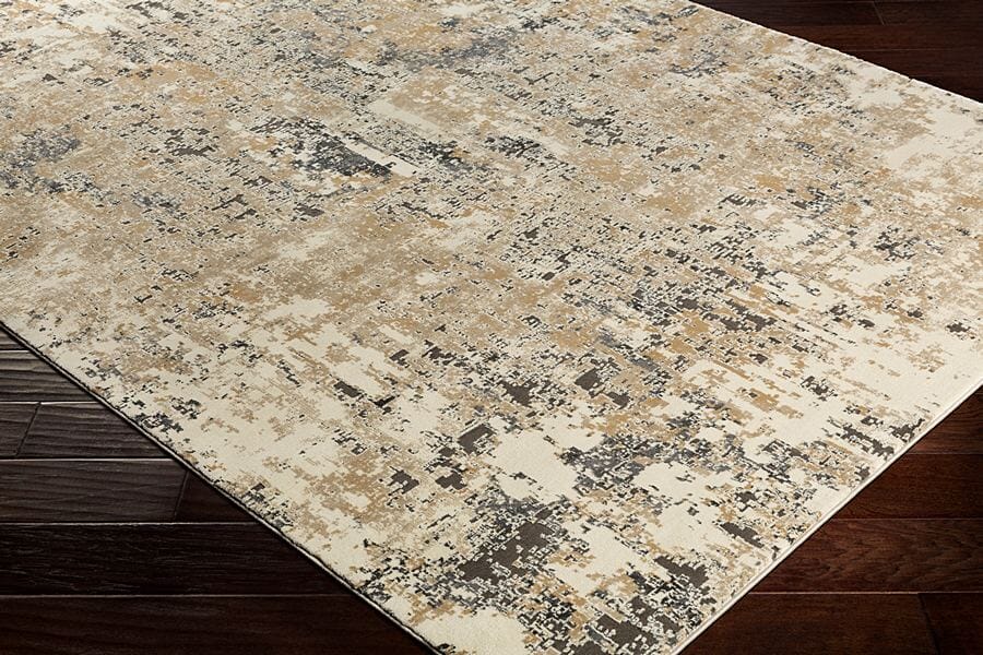 Surya Pune Pun-2300 Beige, Taupe, Camel, Dark Brown Rugs.