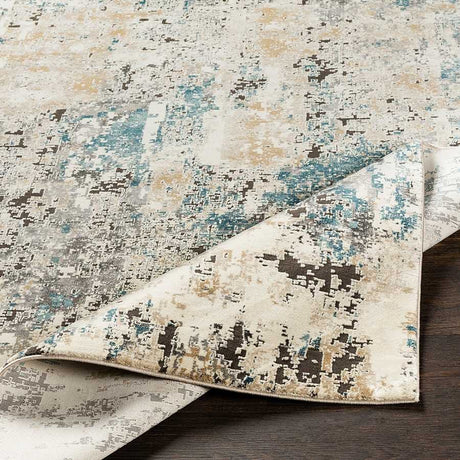 Surya Pune Pun-2301 Taupe, Charcoal, Beige, Camel Rugs.