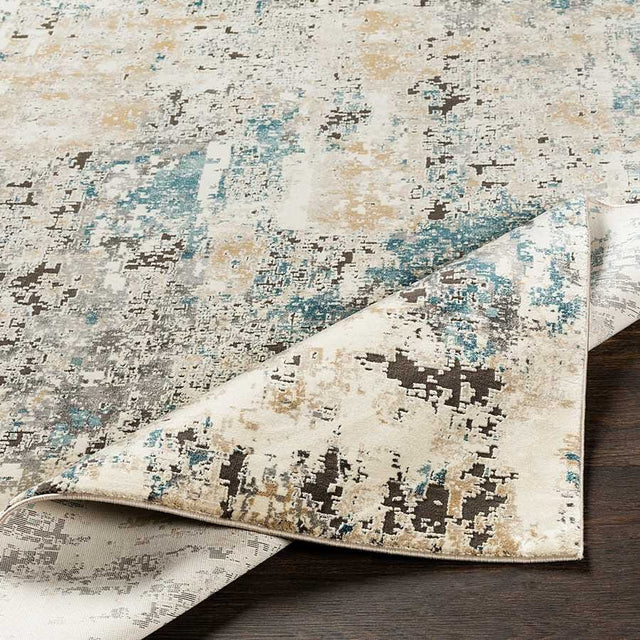 Surya Pune Pun-2301 Taupe, Charcoal, Beige, Camel Rugs.