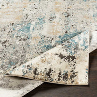 Surya Pune Pun-2301 Taupe, Charcoal, Beige, Camel Organic / Abstract Area Rug