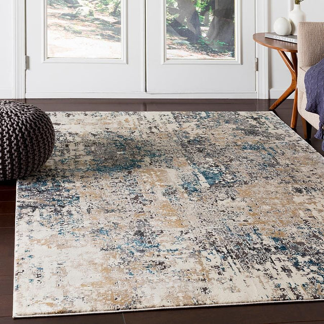 Surya Pune Pun-2301 Taupe, Charcoal, Beige, Camel Rugs.