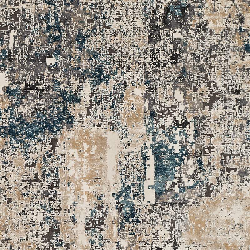 Surya Pune Pun-2301 Taupe, Charcoal, Beige, Camel Organic / Abstract Area Rug