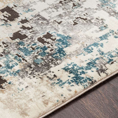 Surya Pune Pun-2301 Taupe, Charcoal, Beige, Camel Rugs.