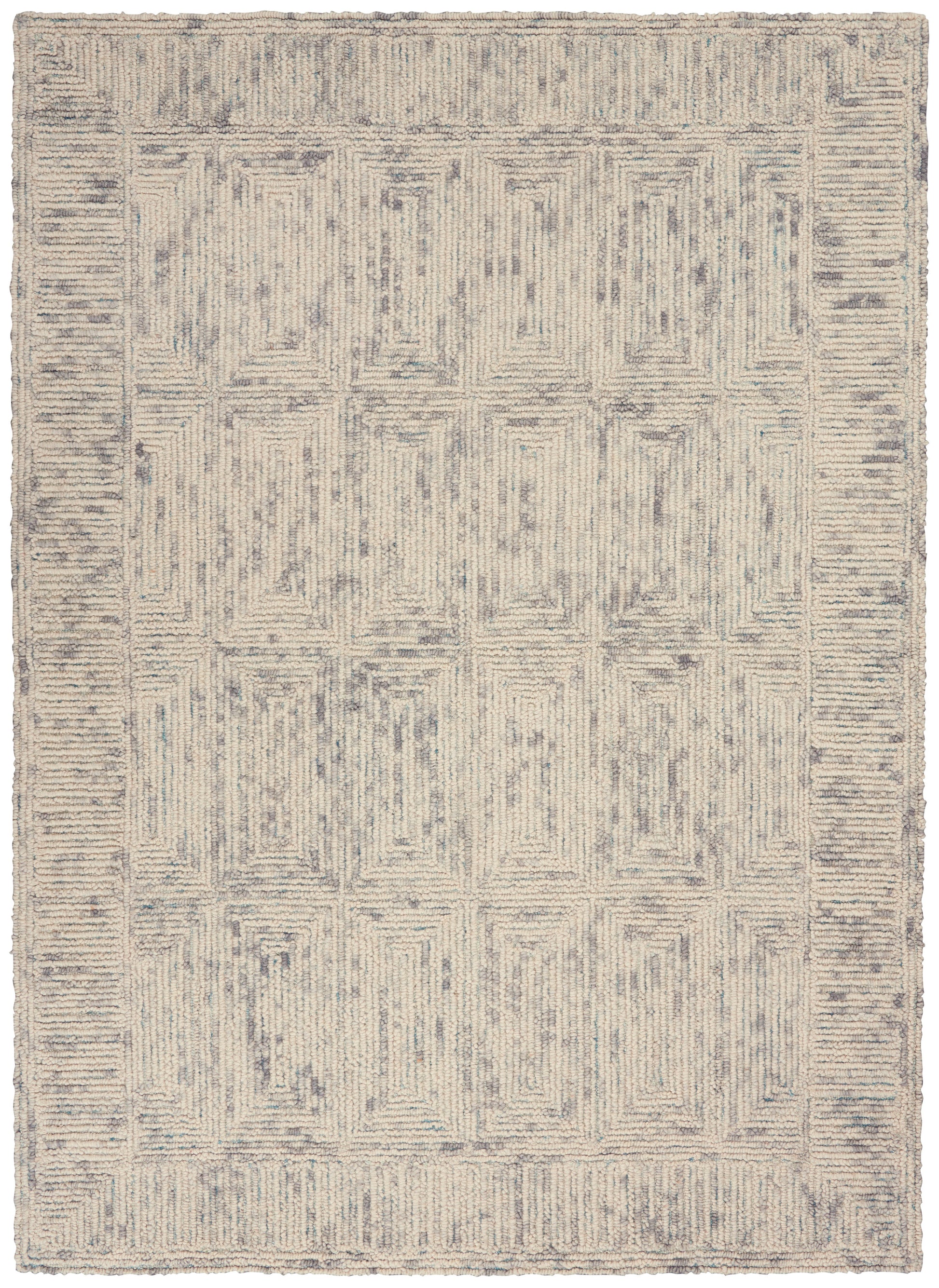 Nourison Colorado Clr04 Ivory/Grey/Teal Area Rug