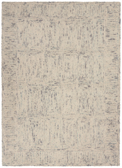 Nourison Colorado Clr04 Ivory/Grey/Teal Area Rug