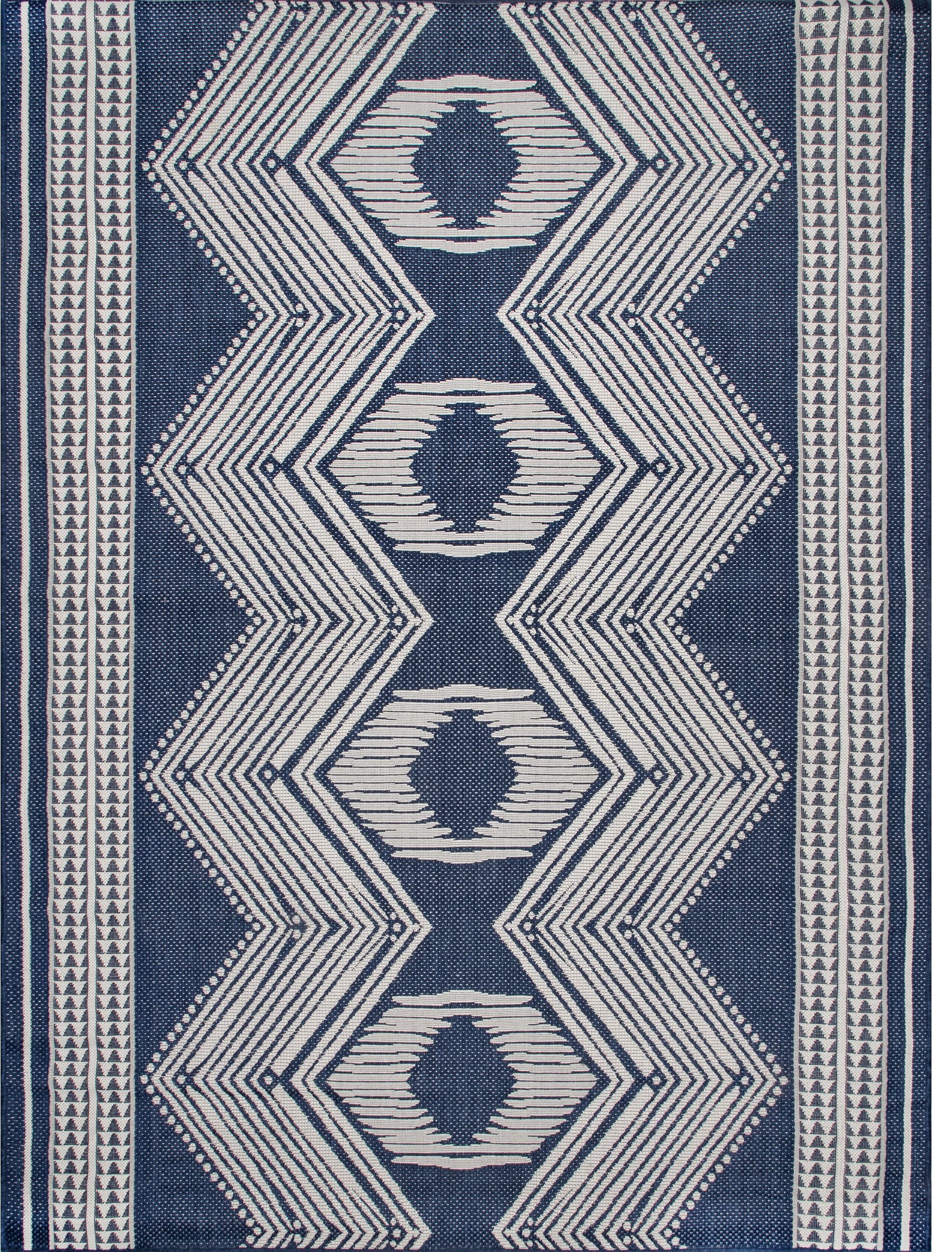 Nuloom Ranya Tribal Nra1766E Navy Area Rug