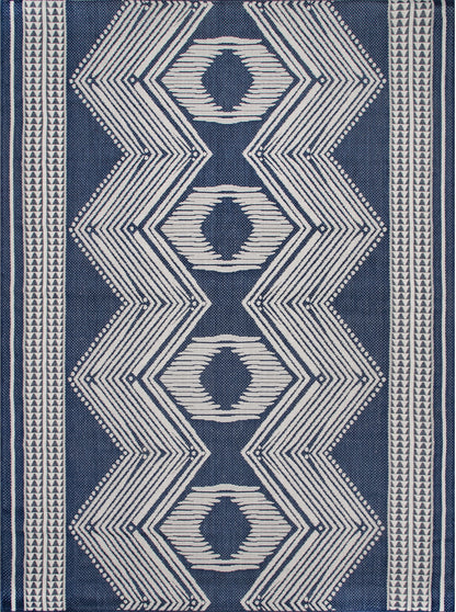 Nuloom Ranya Tribal Nra1766E Navy Area Rug