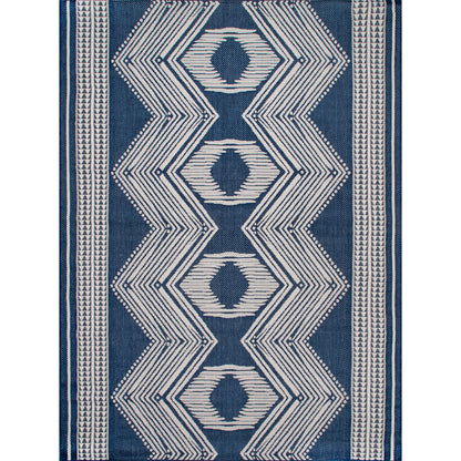 Nuloom Ranya Tribal Nra1766E Navy Area Rug